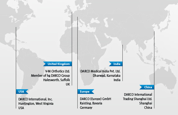 DARCO Worldwide: USA, Europe, United Kingdom, China, India